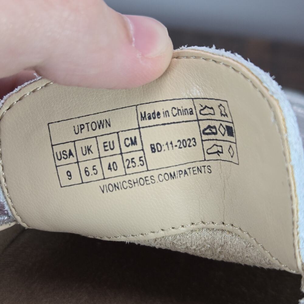 Vionic Silver Uptown Loafers - Picture 10 of 11